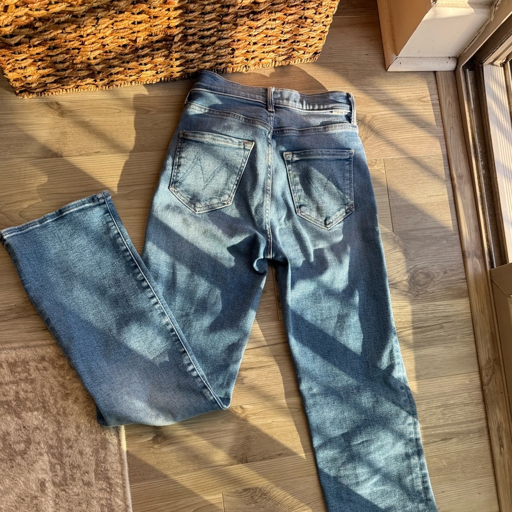 MOTHER The Kick It Denim Jeans Size 24 - Picture 5 of 8
